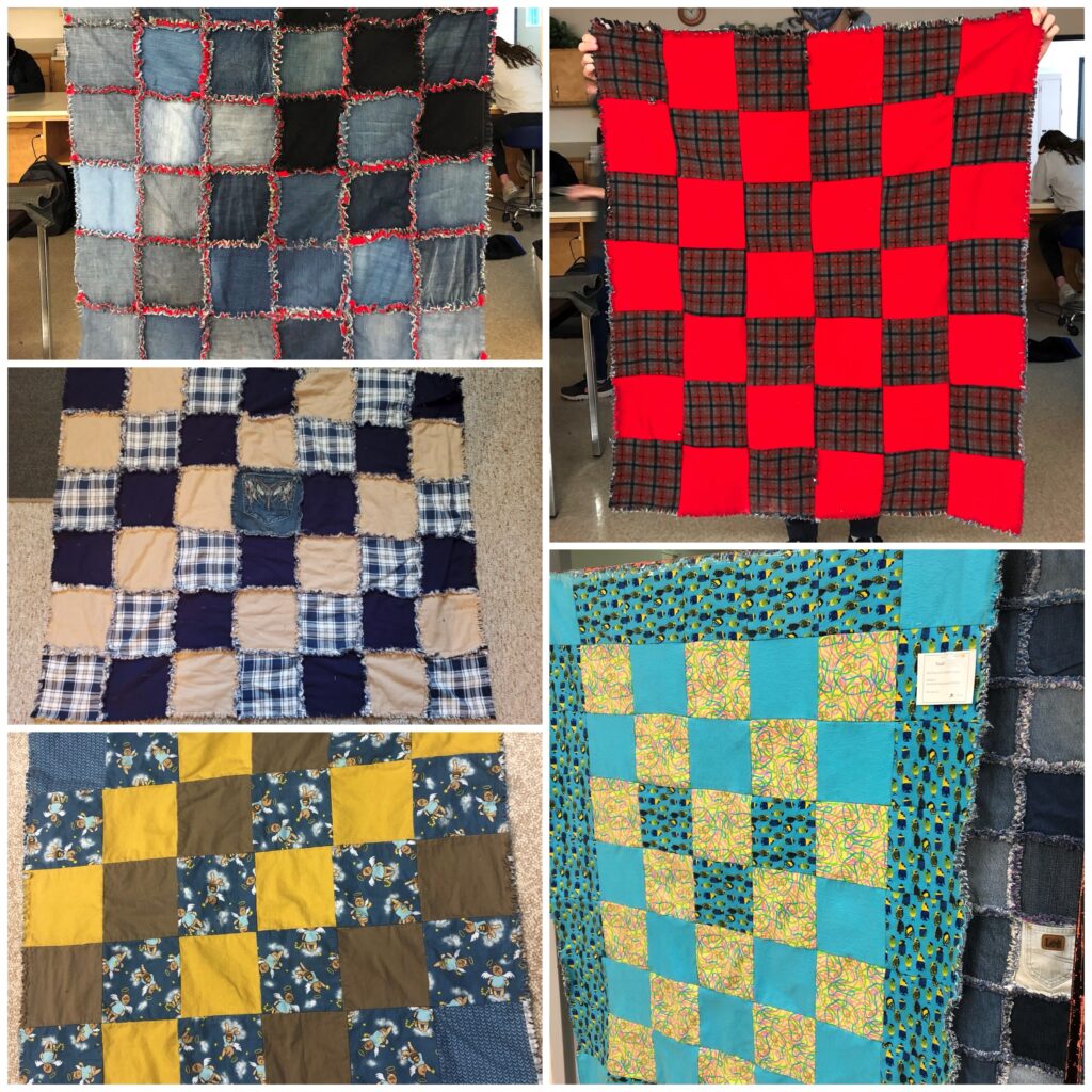 Inspiring the Next Generation of Thrifters - Finished Quilts