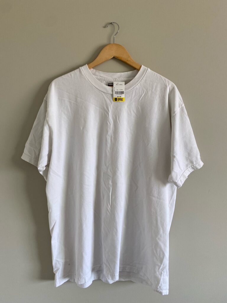 Thrifted mens white t-shirt1