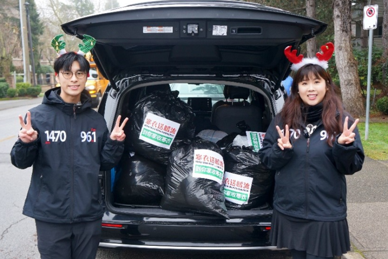 Warm Winter Wave collected donations