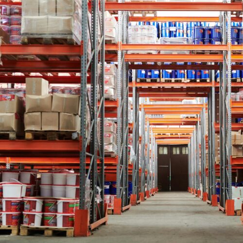 warehouse filled with inventory