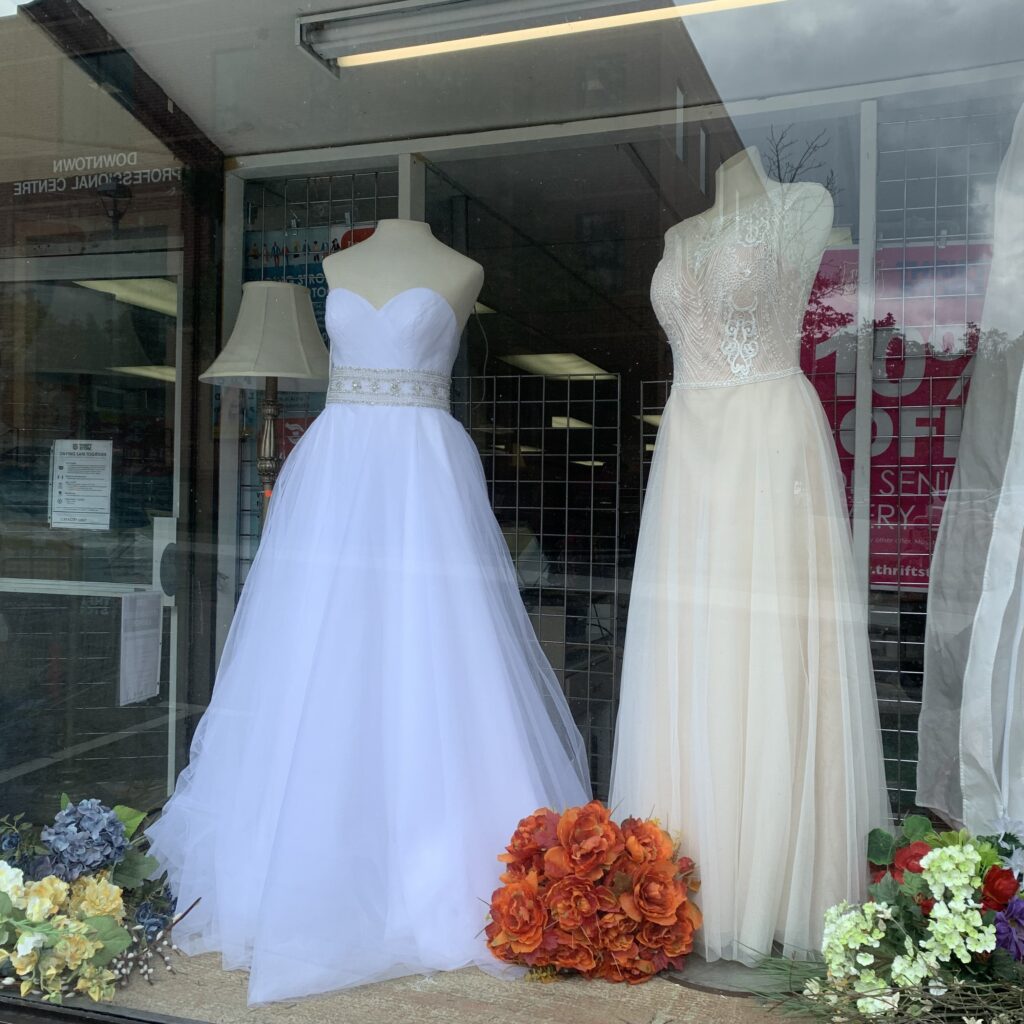 Georgetown Bridal Wedding Dresses Window Display
