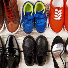 Gently used footwear goods for donations