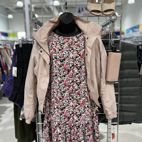 Strathmore Pink Jacket and Floral Dress